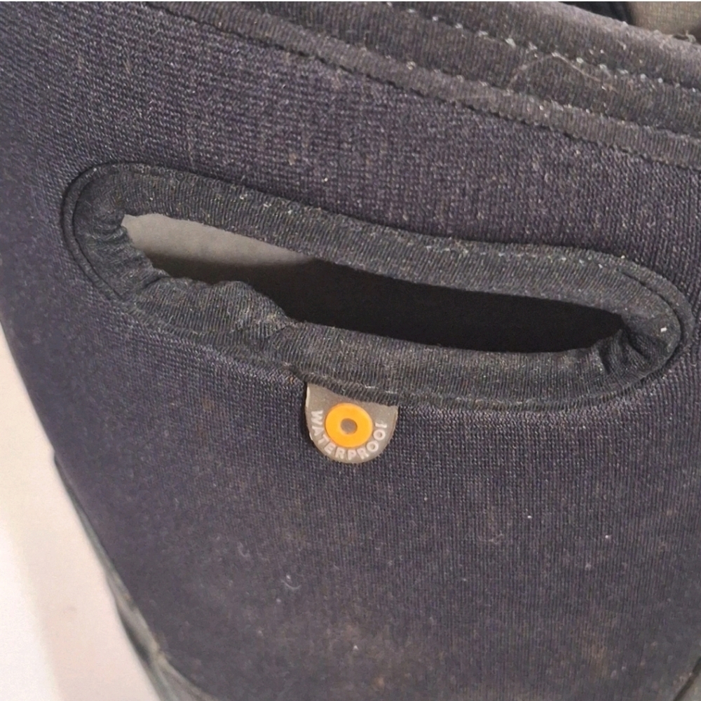 Bogs Bloom Solid Black Kids Insulated Waterproof Boots Size 5.5 No Tags **READ** - Picture 10 of 12